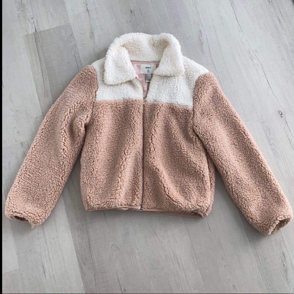 Pink Sherpa Jacket - Picture 1 of 5
